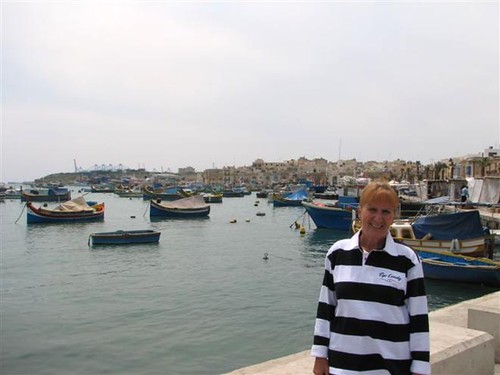 Eye Candy tops in Malta - makes us easy to spot as tourists © Clare and Andrew Payne